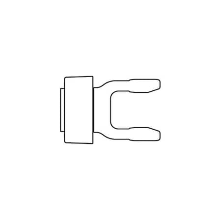 Aftermarket Tractor Yoke, Splined 1 34  20 Spline w Twist Collar A-BP572093851-AI